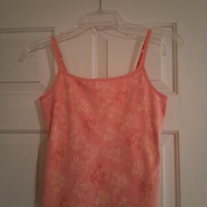 Eddie Bauer Coral Floral Camisole